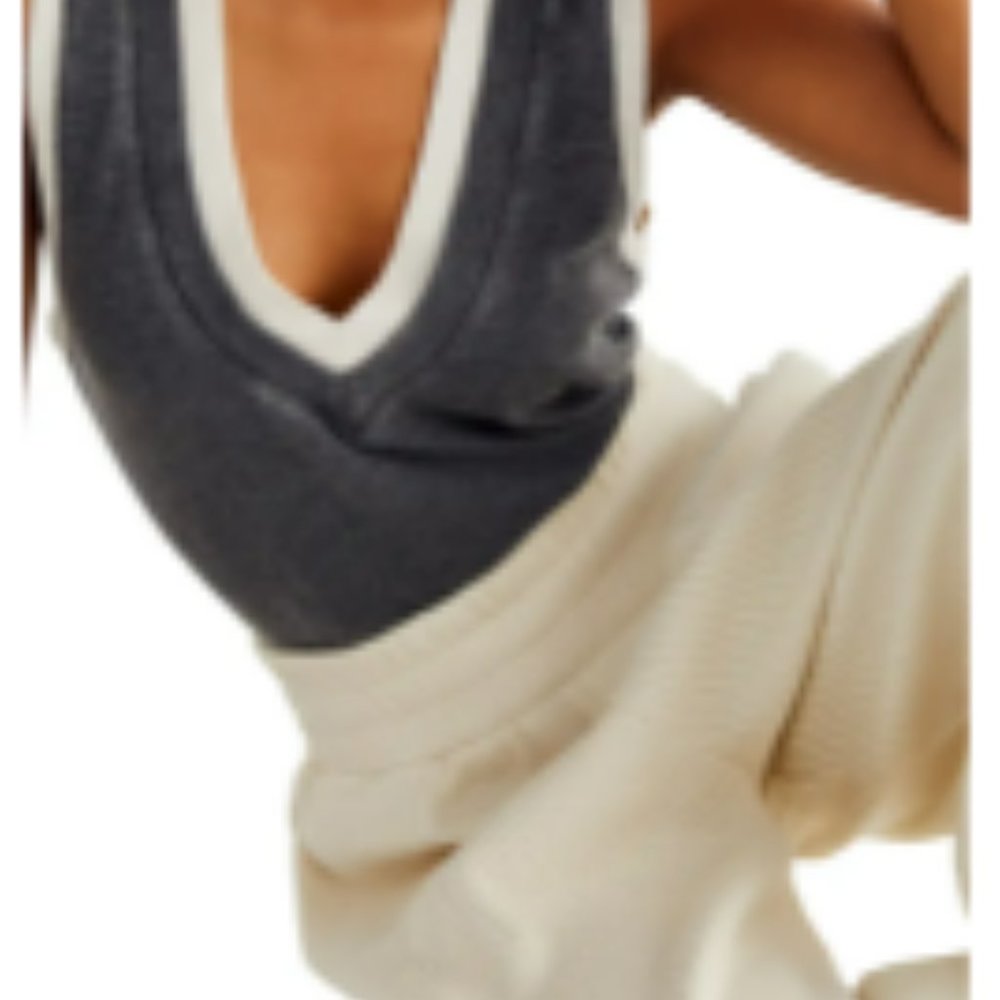 Free People Cozy Girl Cotton Tank Bodysuit